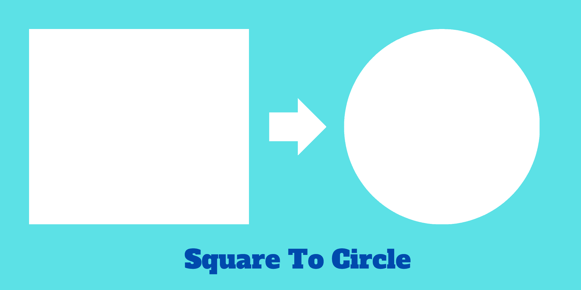 How to convert a square into a circle
